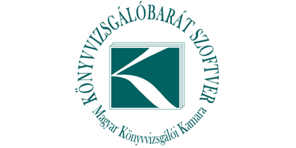 Könyvvizsgálóbarát szoftver – Magyar Könyvvizsgálói Kamara minősítés logója